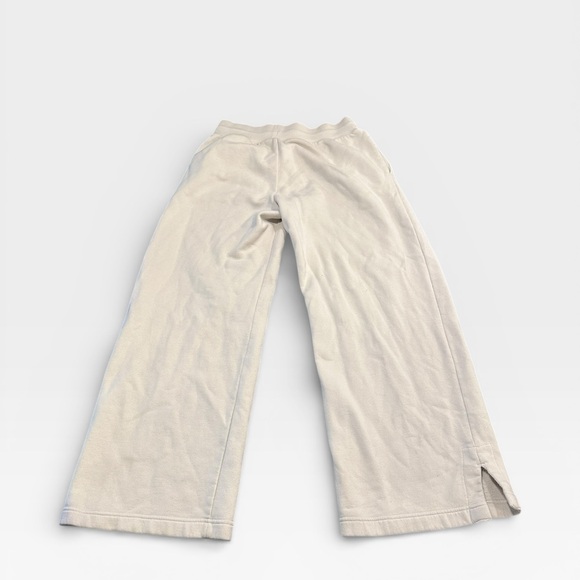 Nike Women’s Cream High Waisted Wide Leg Sweatpants Large - Picture 5 of 7